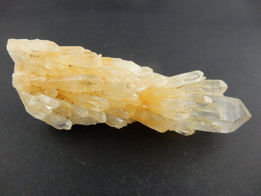 Amazing and inspirational "golden healer" Quartz with multiple long cathedral siding