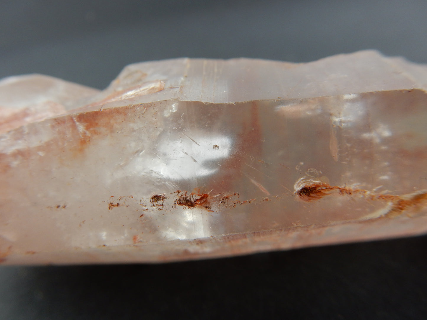 Hematite Quartz - Red Wand