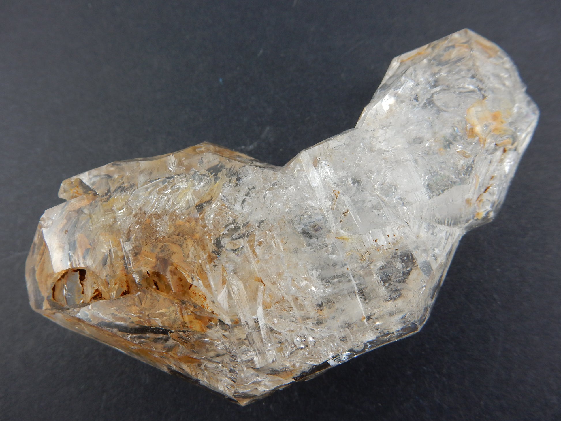 amazing Fenster Quartz - gemmy double terminated "Tabby Twin"