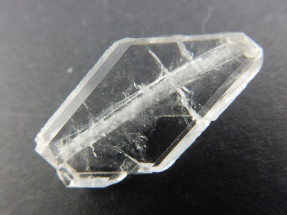 twin "diamond-shaped" gemmy faden quartz crystal