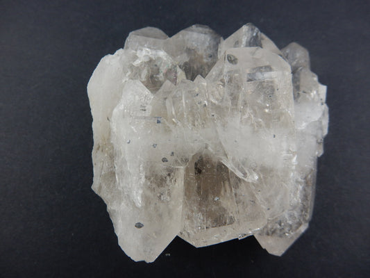 Water-clear super gemmy, double-terminated faden Quartz cluster - very showy, stands nicely