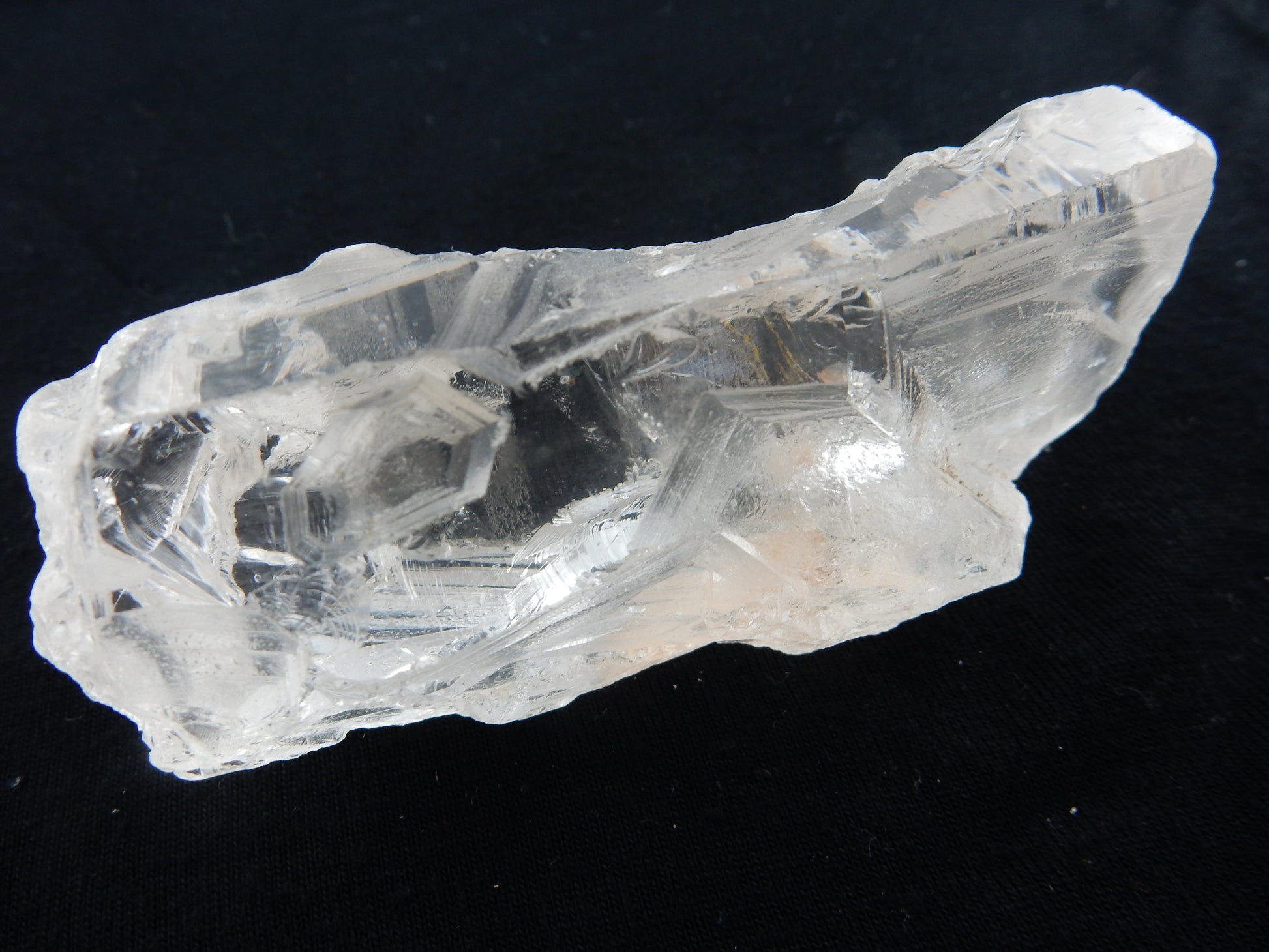 super clear gemmy chunk of Nirvana "ice quartz" with very special natural etchings