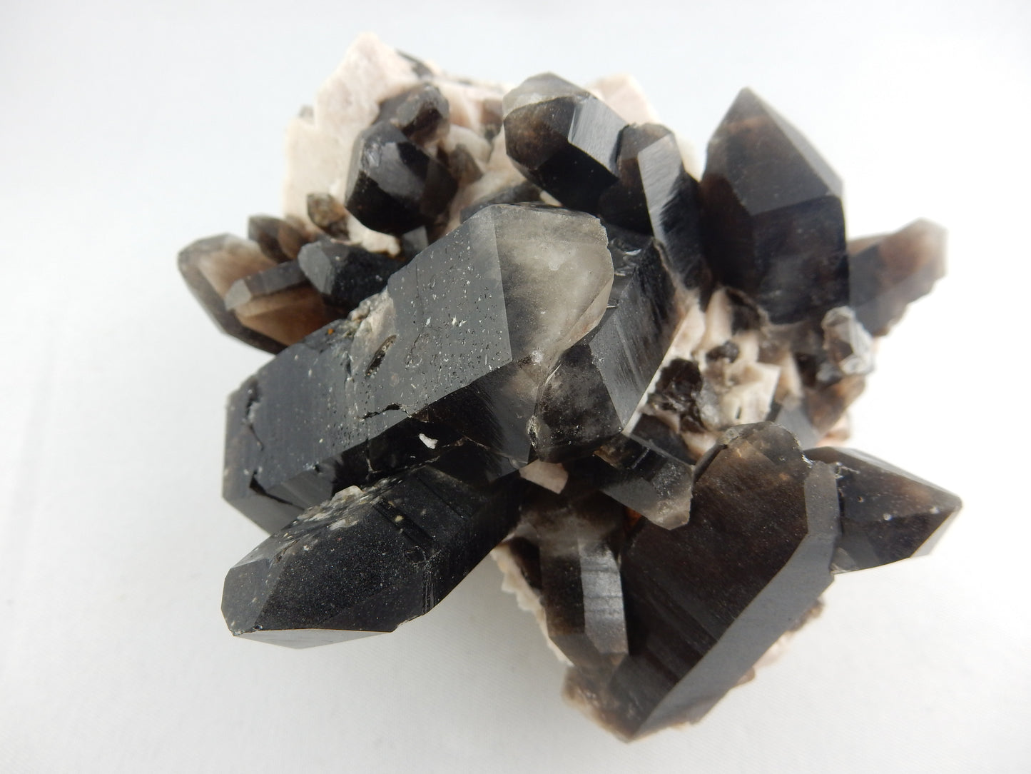 Quartz - smoky "Morion" Cluster