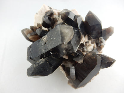 Quartz - smoky "Morion" Cluster