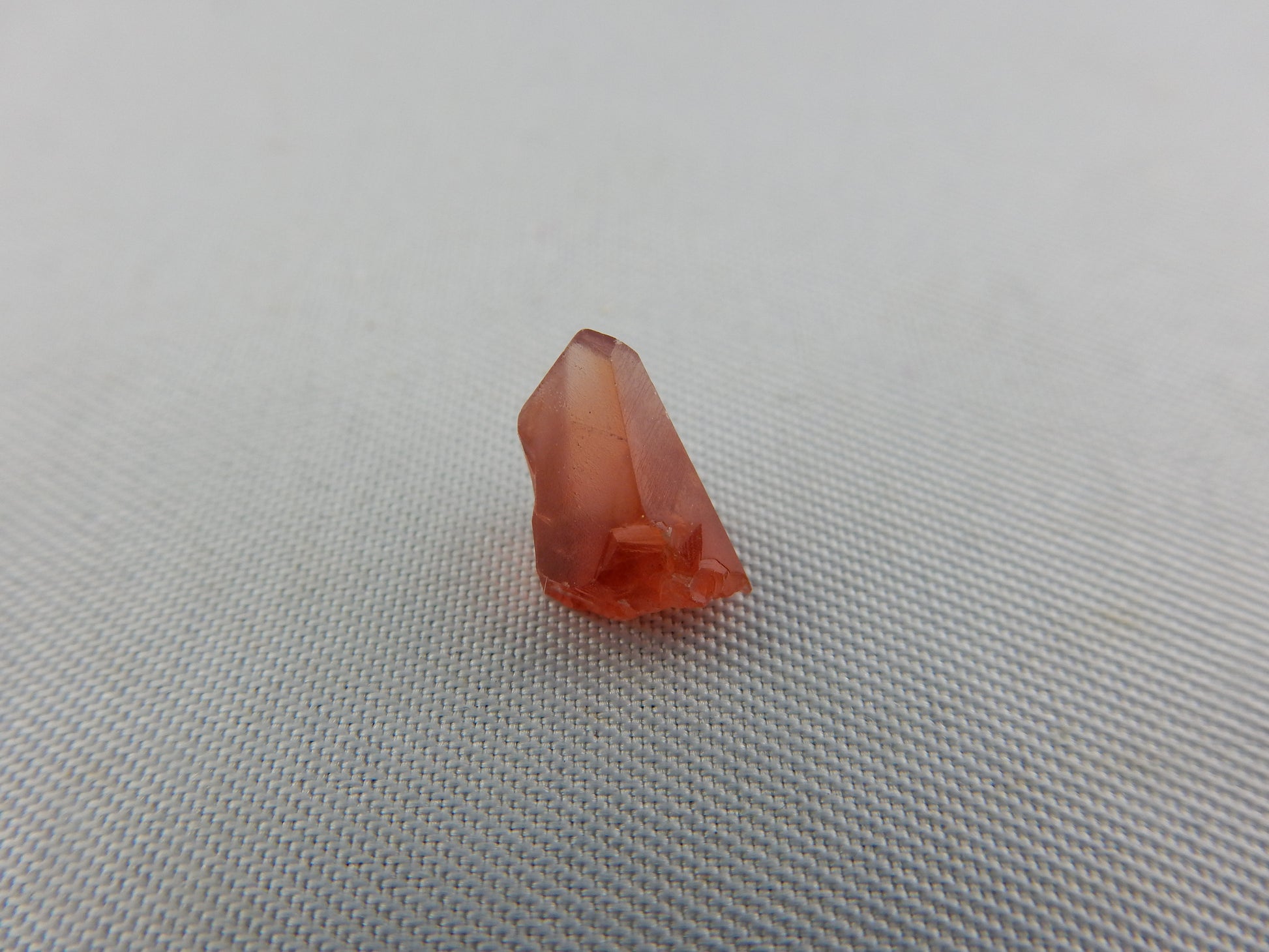 terminated gemmy-clear red point Rhodochrosite - perfect for jewerly or specimen of this much sought-after gemstone