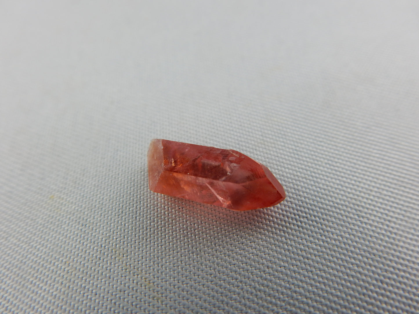 terminated gemmy-clear red point Rhodochrosite - perfect for jewerly or specimen of this much sought-after gemstone