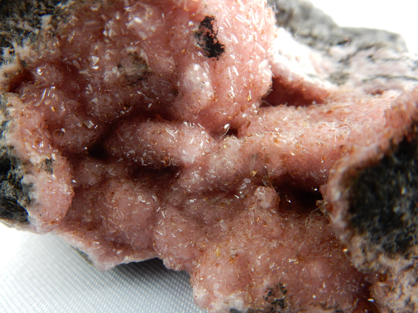 Rhodochrosite Pink Drusy Vugs