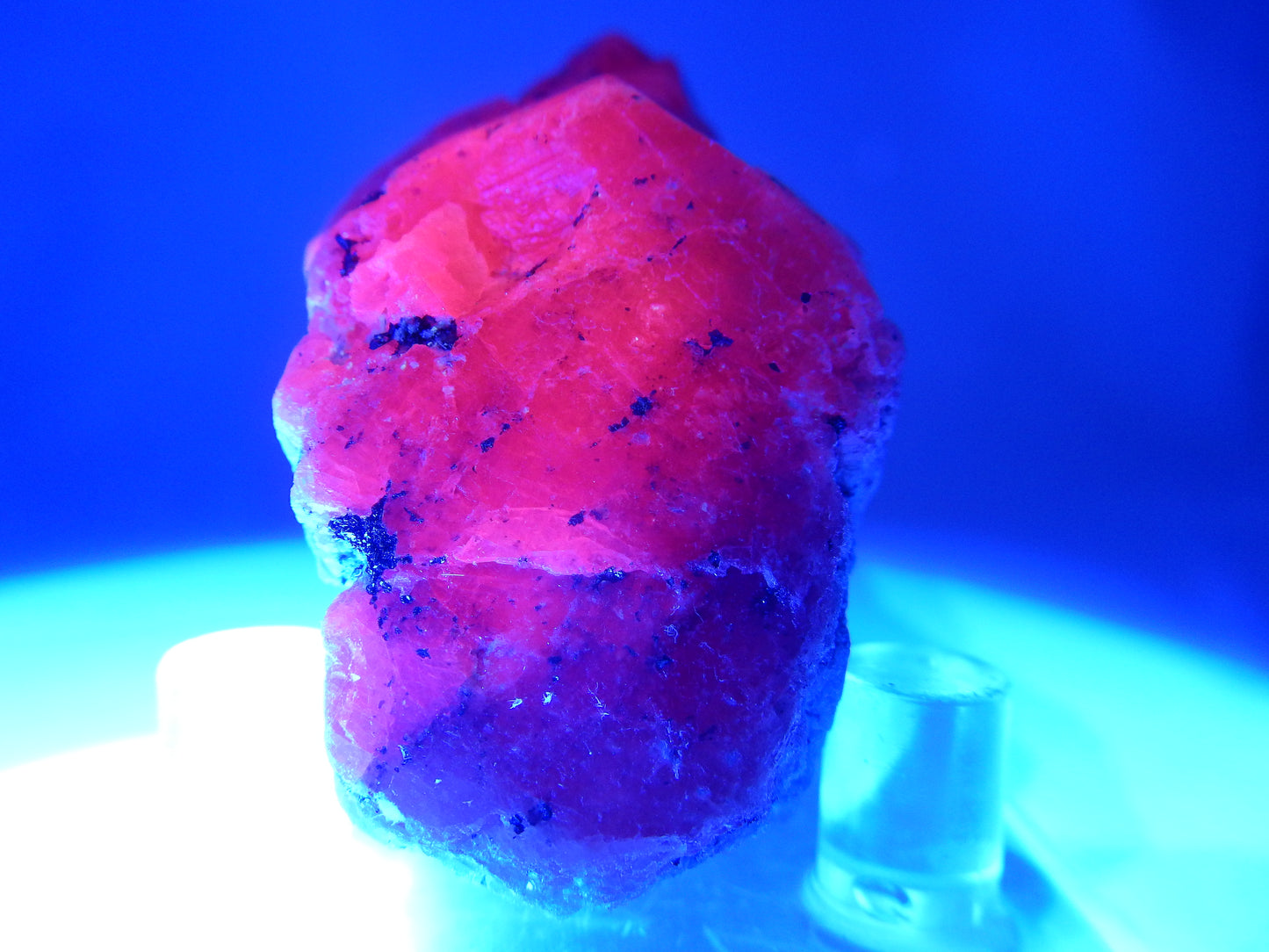 Ruby Crystal - big with intense UV