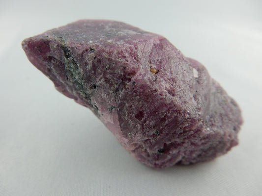big ruby crystal - classic tapered barrel with multiple terminations - rarely seen - recent trades Tucson show, intense UV