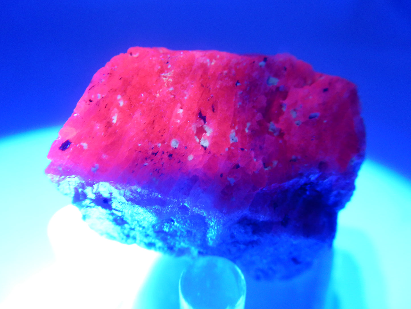 Ruby Crystal - big with intense UV