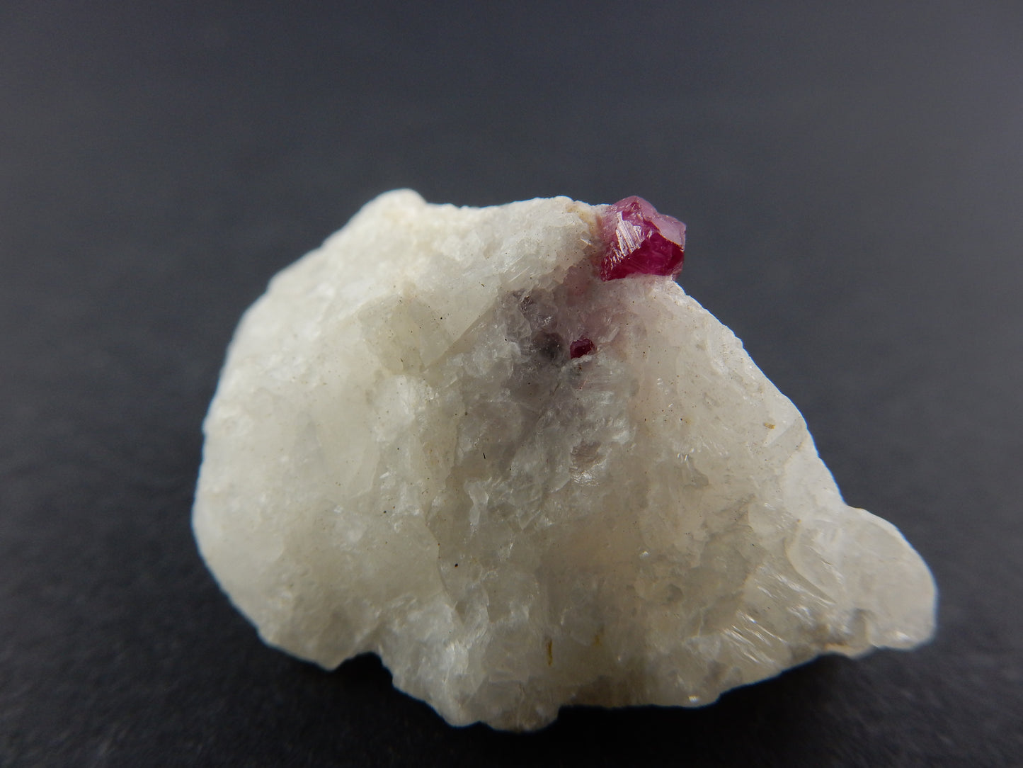 Spinel on Marble