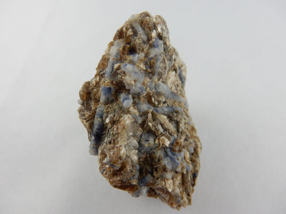 Blue Sapphire on Muscovite