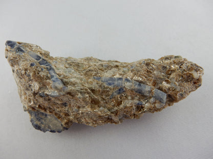 Blue Sapphire on Muscovite