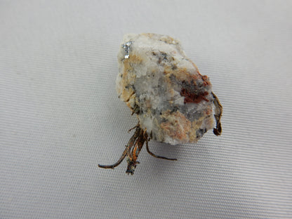 Iridescent branching Native Silver crystal on matrix - great specimen from classic locality!