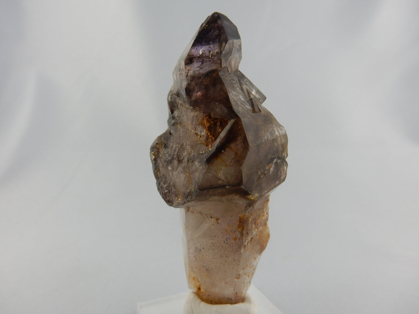 very unique Elestial Smokey-Amethyst Super-7 Quartz Scepter Crystal