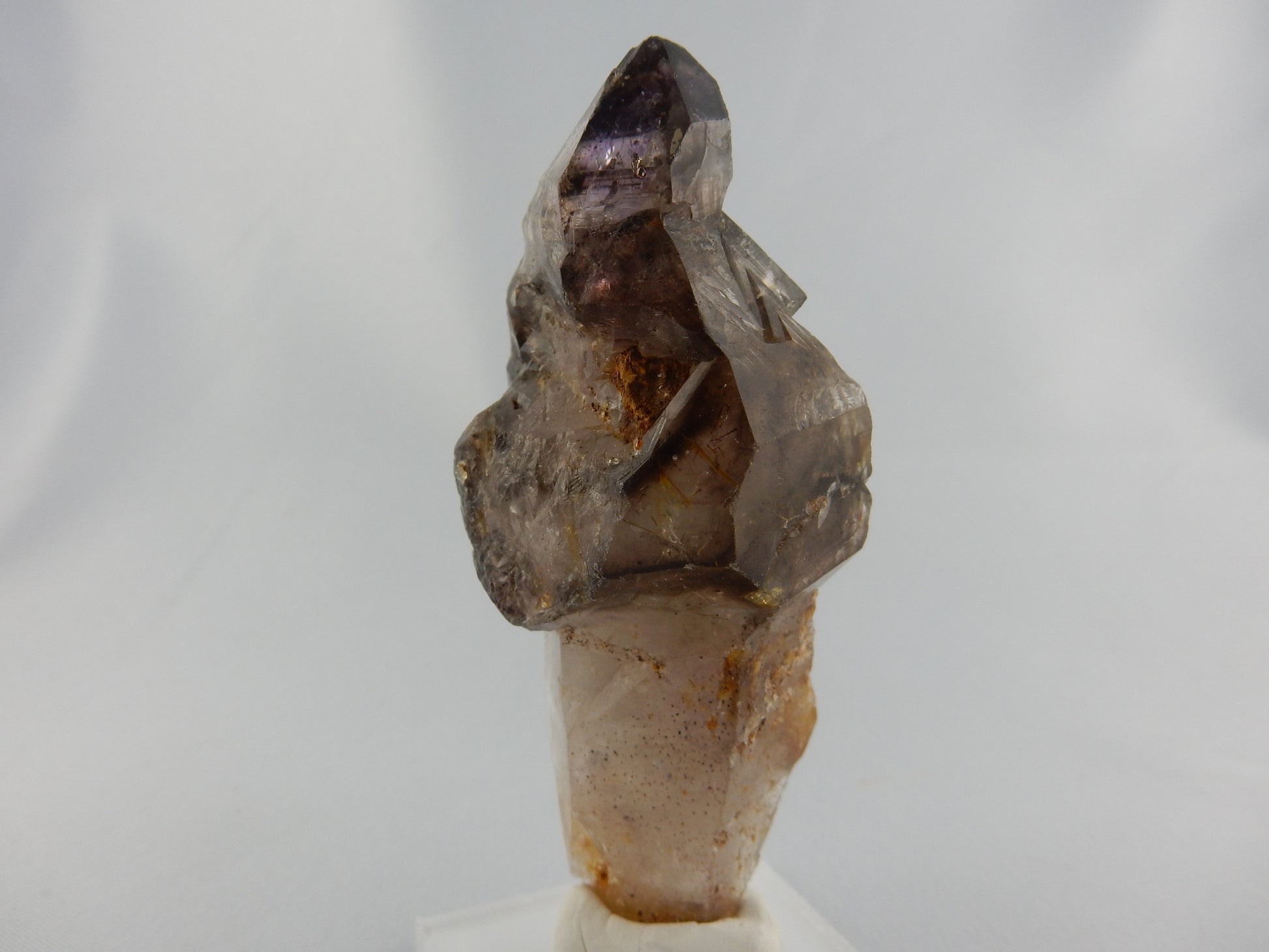 very unique Elestial Smokey-Amethyst Super-7 Quartz Scepter Crystal
