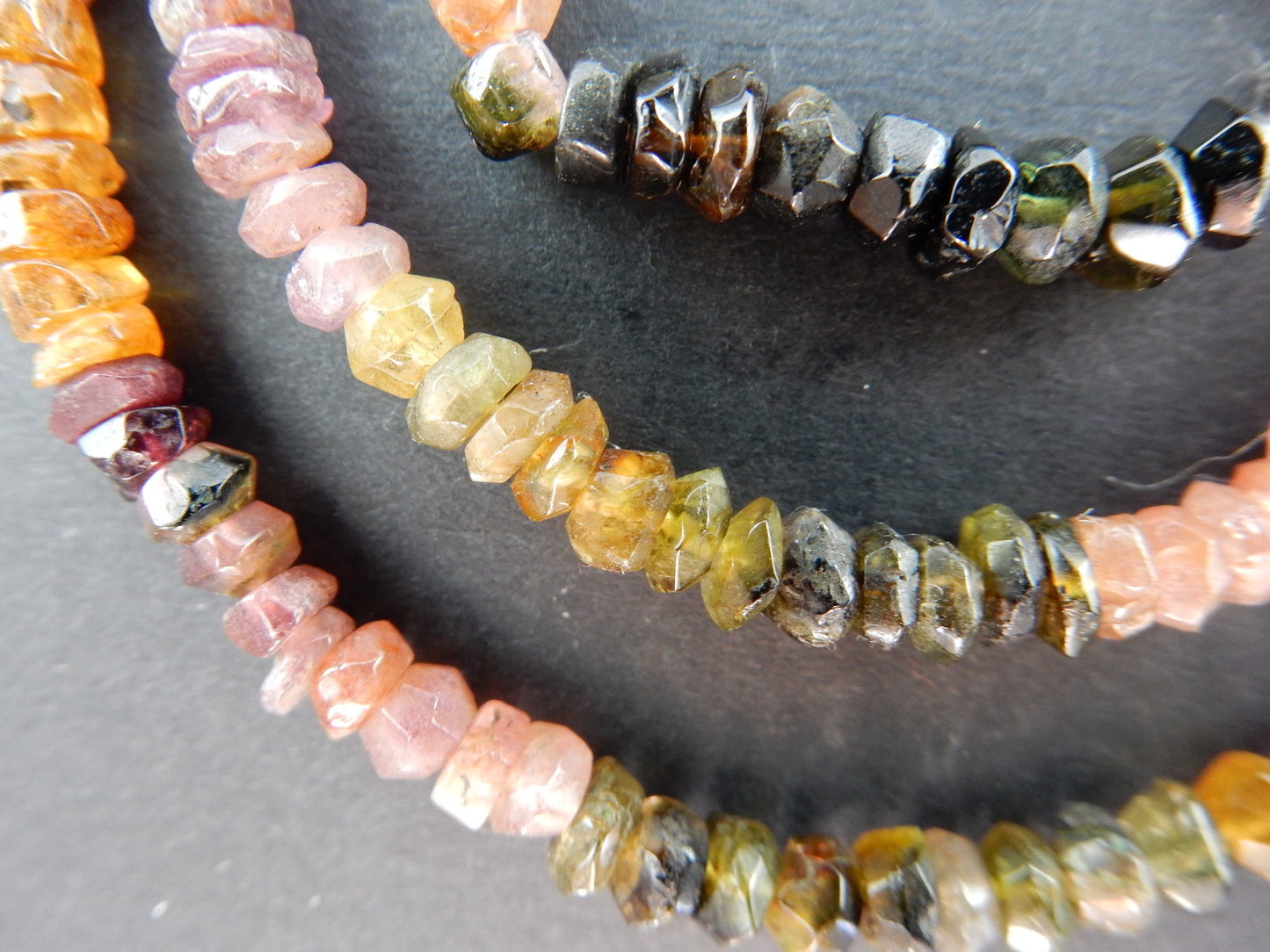 Tourmaline faceted Beads