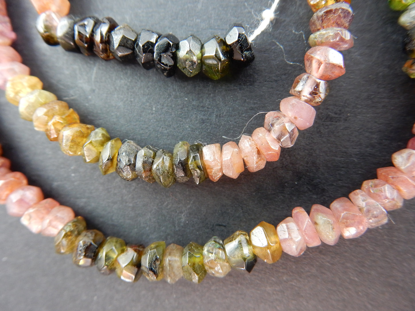 Tourmaline faceted Beads