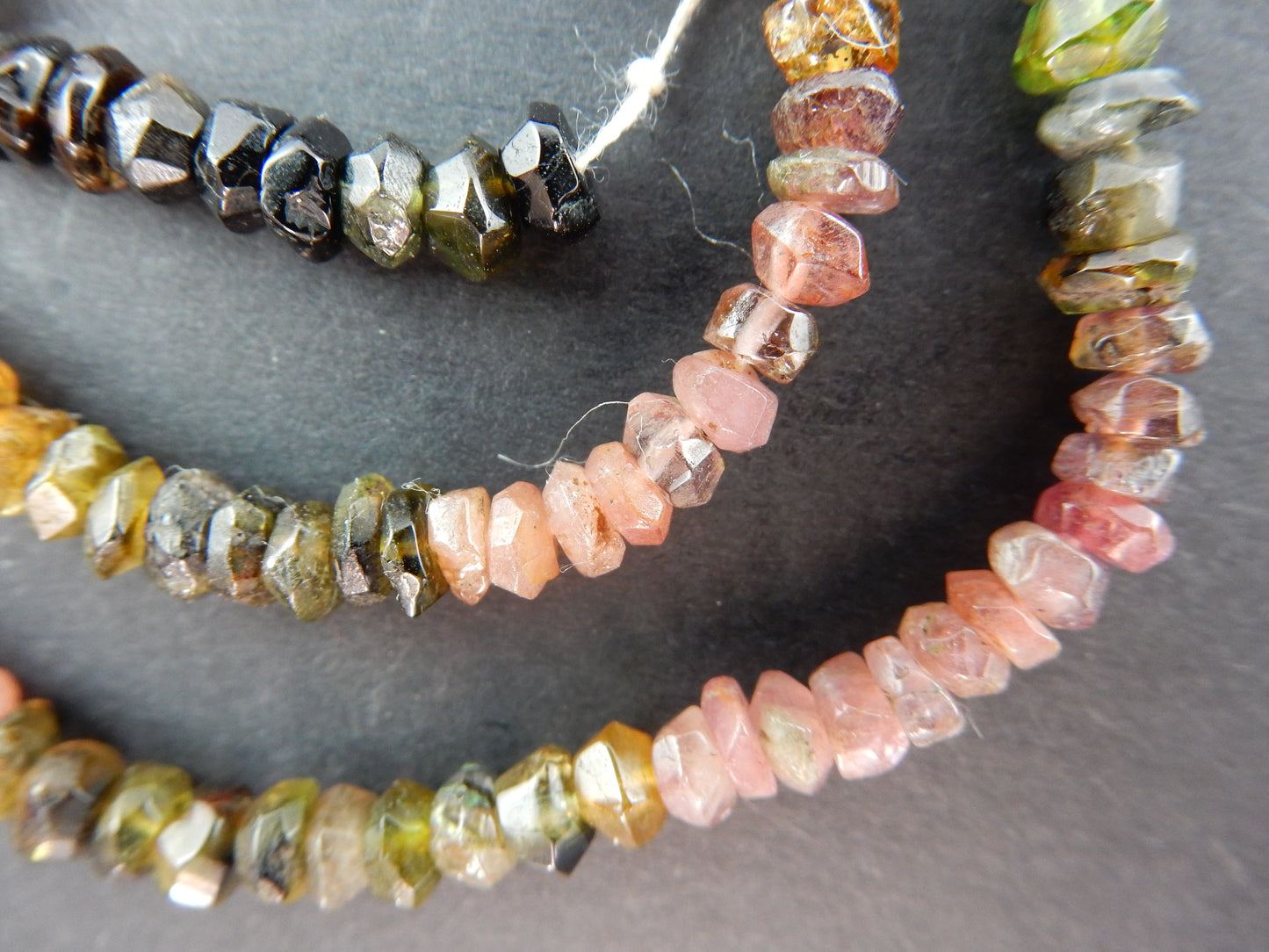 Tourmaline faceted Beads