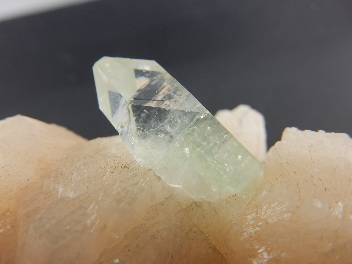 Apophyllite on Stilbite