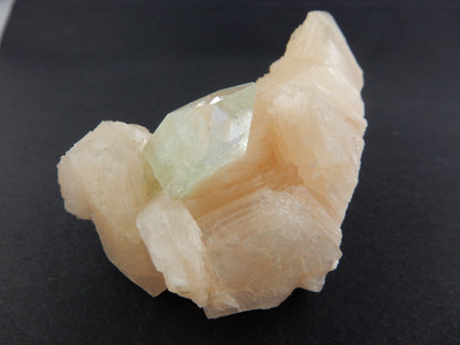 Apophyllite on Stilbite