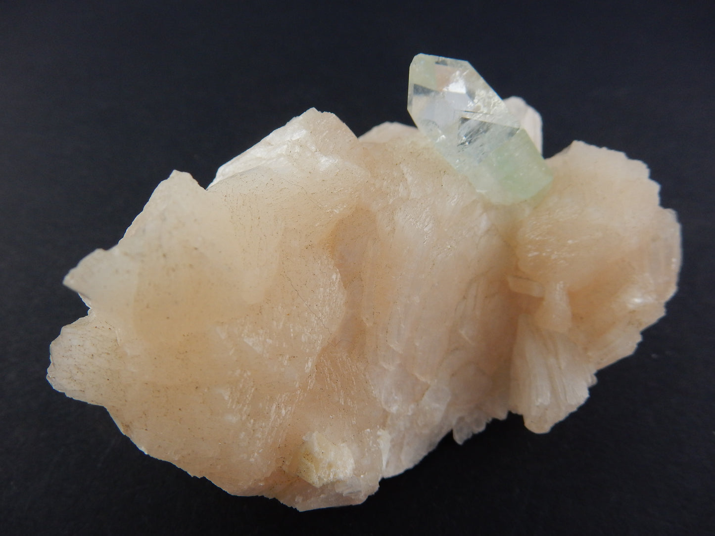 Apophyllite on Stilbite