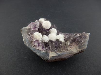 Okenite on Amethyst