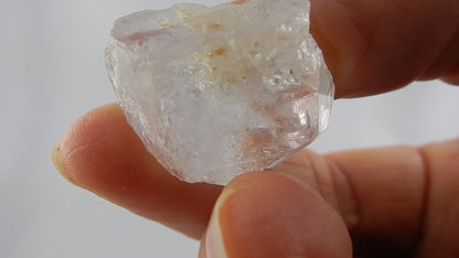 Morganite with Aquamarine Center