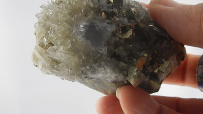 Fluorite, Pyrite and "Needle" Quartz
